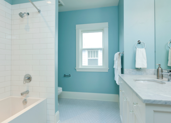 renovated bathroom